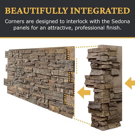 AZ Faux High-Density Polyurethane Faux Stone Interlocking Outside Corner - Image 7