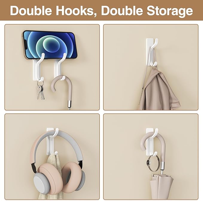 pickpiff Adhesive Wall Coat Hooks - Image 4