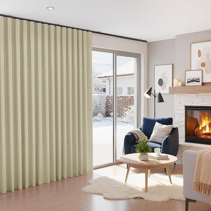 RYB HOME Extra Wide Blackout Curtain - Image 2