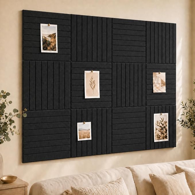 Large Cork Boards for Walls – 36 x 24 Self Adhesive Felt Wall Tiles - Image 7