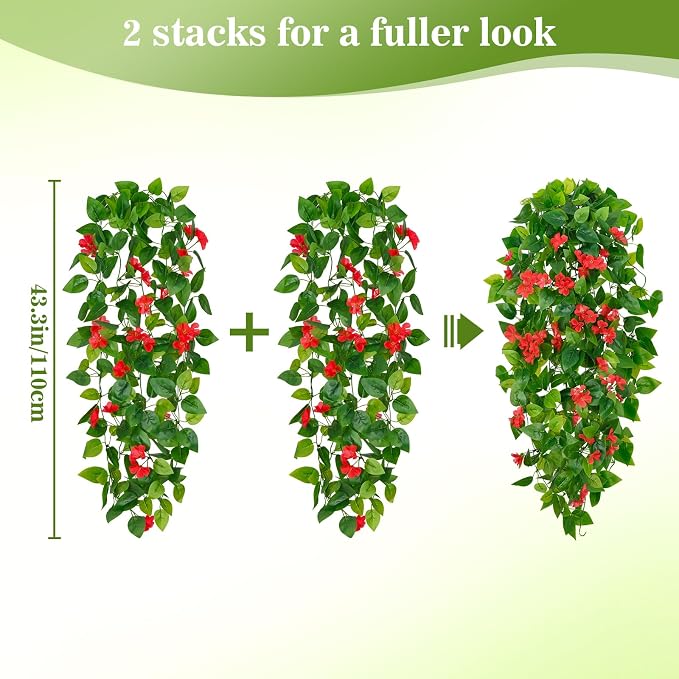 BLEUM CADE Artificial Hanging Flowers - Image 2
