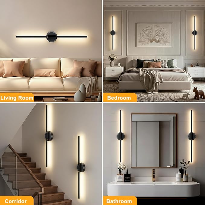 Battery Operated Wall Sconces Set of 2, Dimmable 6000mAh Rechargeable Wall - Image 7