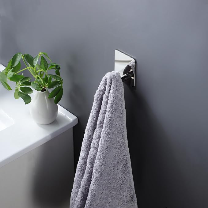 DELITON Towel Hooks for Bathrooms - Image 4