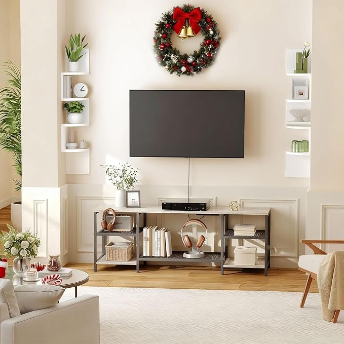 HOOBRO Corner Shelf Wall-Mounted, 4-Tier Corner Bookshelves - Image 9