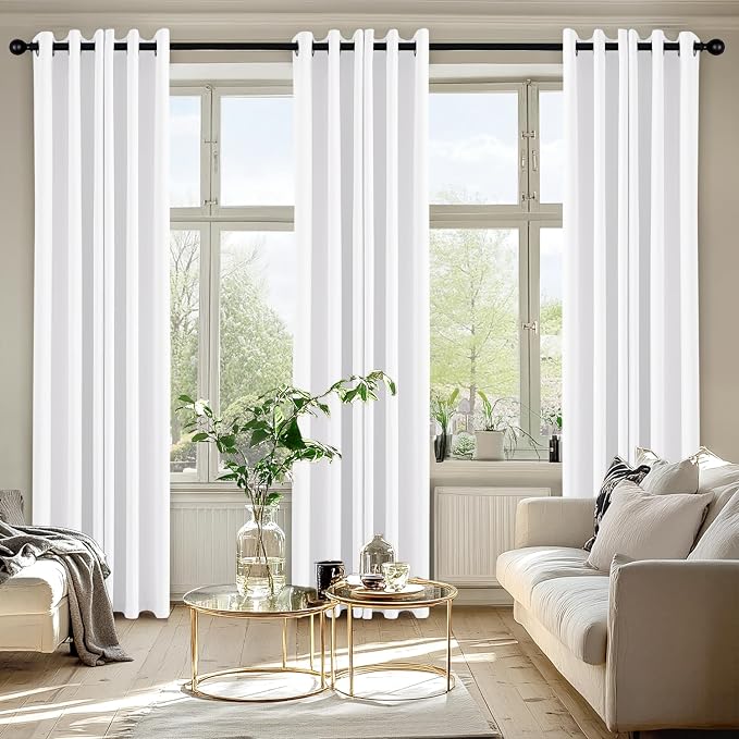 MIULEE Blackout Curtains for Bedroom Living Room 2 Panels, Thermal Insulated - Image 6