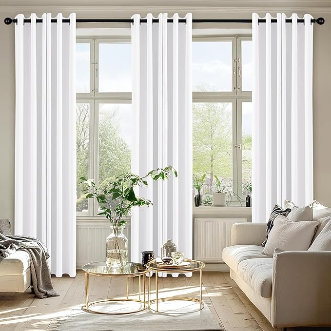 MIULEE Blackout Curtains for Bedroom Living Room 2 Panels, Thermal Insulated - Image 6