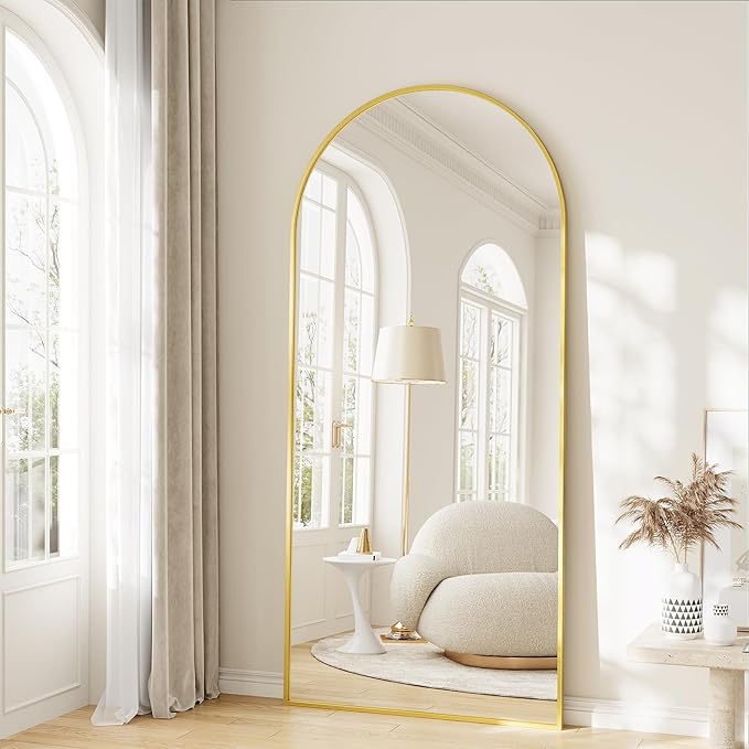 Mirror Full Length, Room Decor Big Full Body Floor Mirror by WISSMILESHOME
