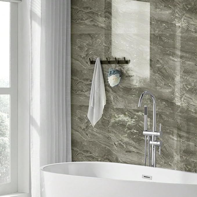 10pcs Marble Peel and Stick Waterproof Wall Panels, Heat-Resistant Backsplash - Image 2