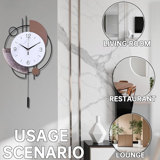 Dankeit Wall Clock, Silent Non-Ticking Quality Quartz Battery Operated - Image 6