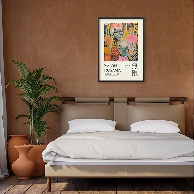 Abstract Yayoi Kusama Posters Japanese Wall Art Vintage Tokyo Aesthetic Prints - Image 5