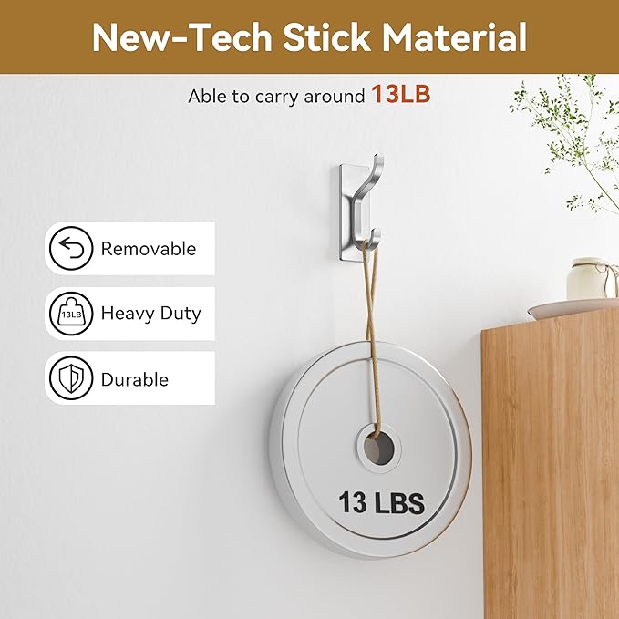 pickpiff Adhesive Wall Coat Hooks - Image 7