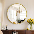 NEWBULIG Round Bathroom Mirror for Over Sink, 20 Inch Wall Mount Vanity Circle by NEWBULIG