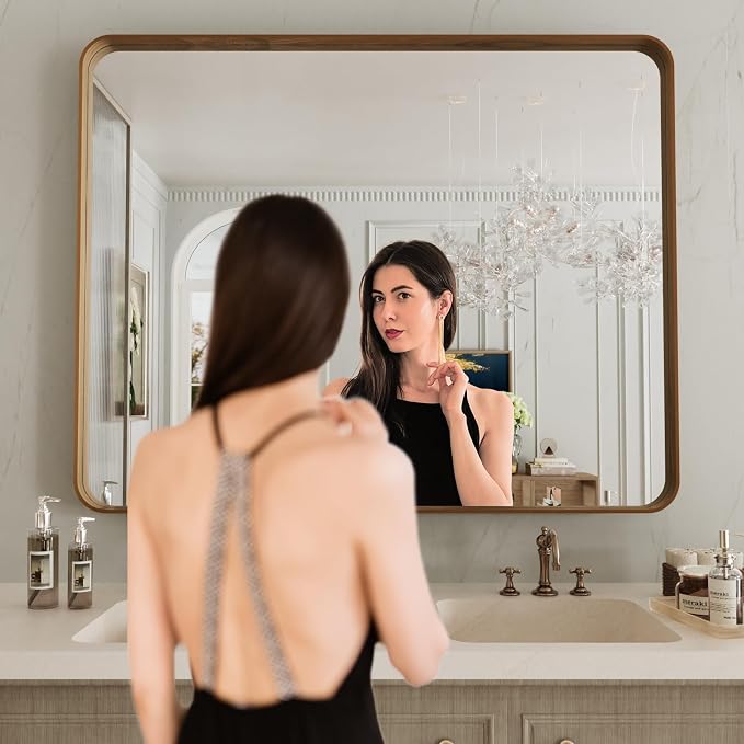 LOAAO 40X24 Inch Bathroom Mirror - Image 2