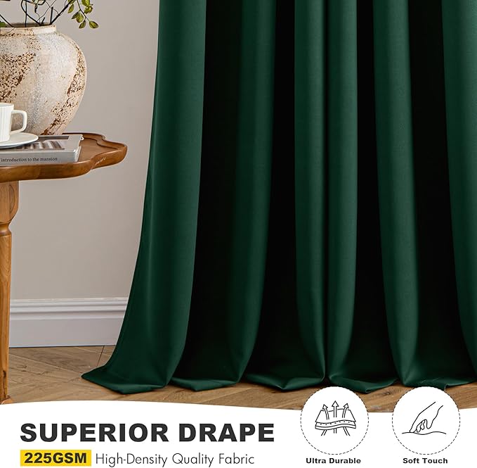 MIULEE Blackout Curtains for Bedroom Living Room 2 Panels, Thermal Insulated - Image 5