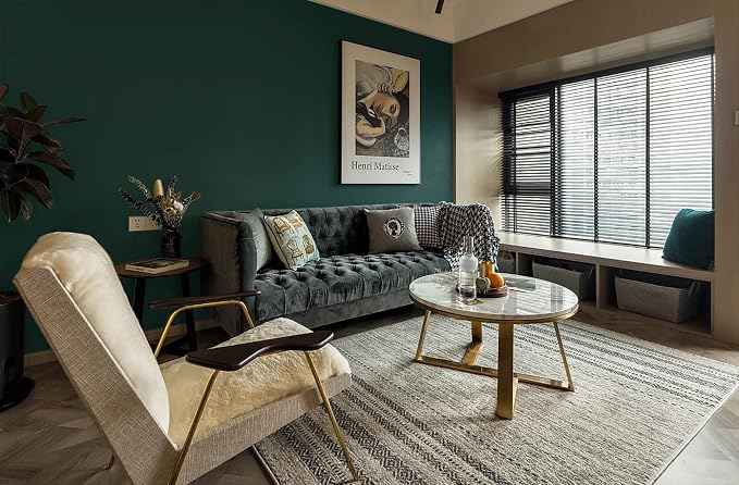 Dimoon 236''x15.7'' Emerald Dark Skin Peel and Stick Wallpaper Contact Paper - Image 9
