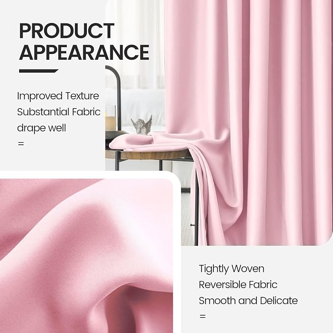 Toddler Teen Princess Curtains for Girls 2 Panels Set - Image 4