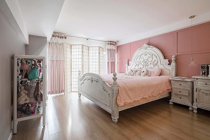 Dimoon 394''x17.7'' Pink Peel and Stick Wallpaper Contact Paper Modern Self - Image 6