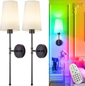 Depuley Battery Operated Wall Sconce: 27" Set of 2 Wireless Wall Lights by Depuley
