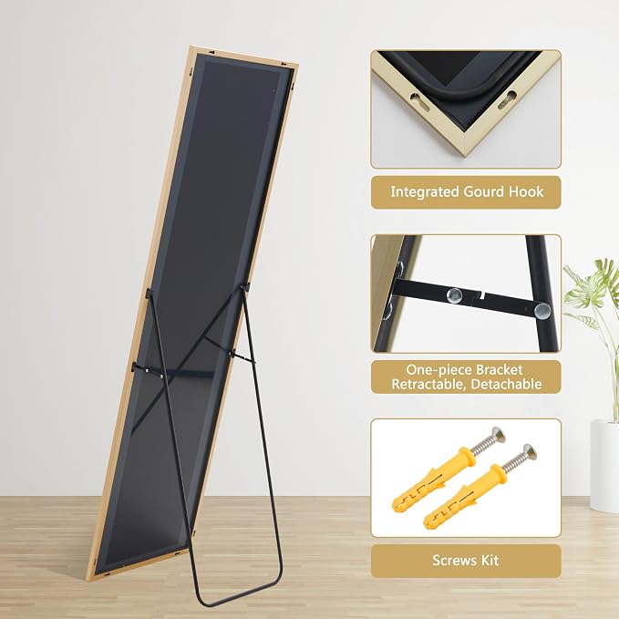 Simple Deluxe Full Length Mirror, - Image 5