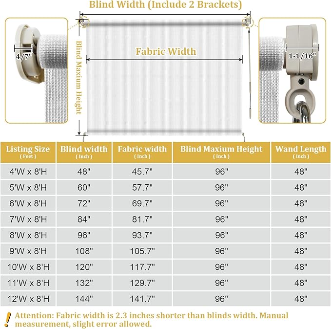 Shade&Beyond Outdoor Roller Shades - Image 9