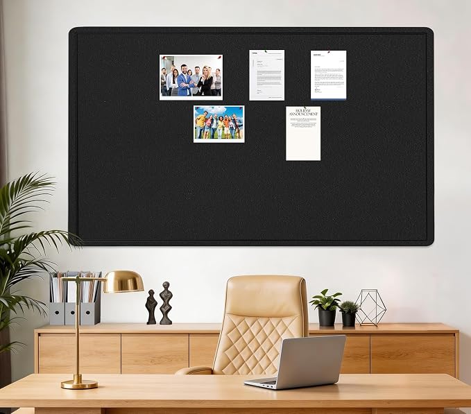 Extra Large Bulletin Board, 95 X 47 inches Cork Board - Image 2