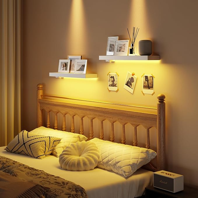 BAMEOS Floating Shelves with RGB LED - Image 5