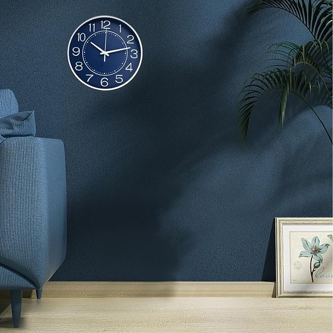 HZDHCLH 12inch Wall Clocks Battery Operated, Quartz Movement, Silent Non - Image 6