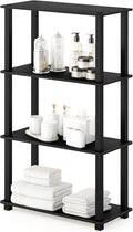 Furinno TURN-S-TUBE Storage Shelves, 4-Tier Book Shelf, Corner Shelf, Toolless by Furinno-FitsYourSpaceFitsYourBudget