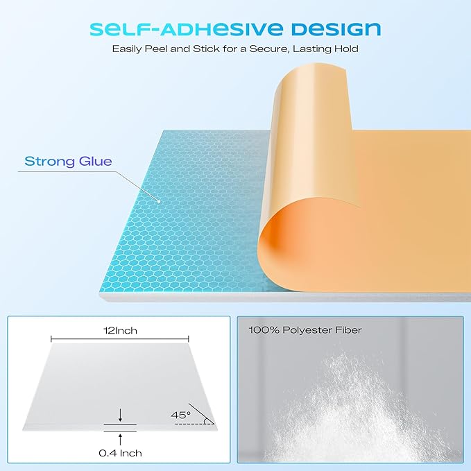 22 Pack Self-Adhesive Acoustic Panels, Soundproof Wall Panels - Image 2