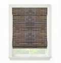 Cordless Woven Wood Roman Shades, 44W x 36H, Hatteras Cocoa, Sizes 20-72 Wide by FirstRateBlinds
