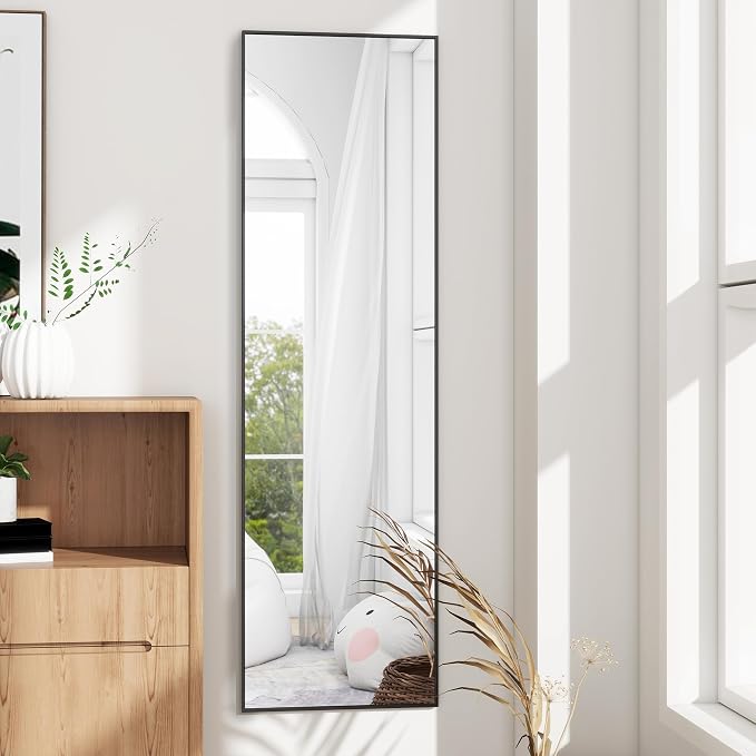 Full Length Door Mirror 14x48, Metal Frame - Image 3