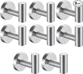 8 Pcs Silver Bathroom Towel Hook Robe Towel Hooks Coat Wall Hook Stainless by Homagic