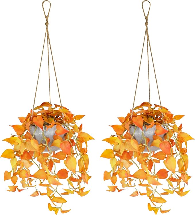 TNNTOPELE Autumn Fake Hanging Plants by TNNTOPELE