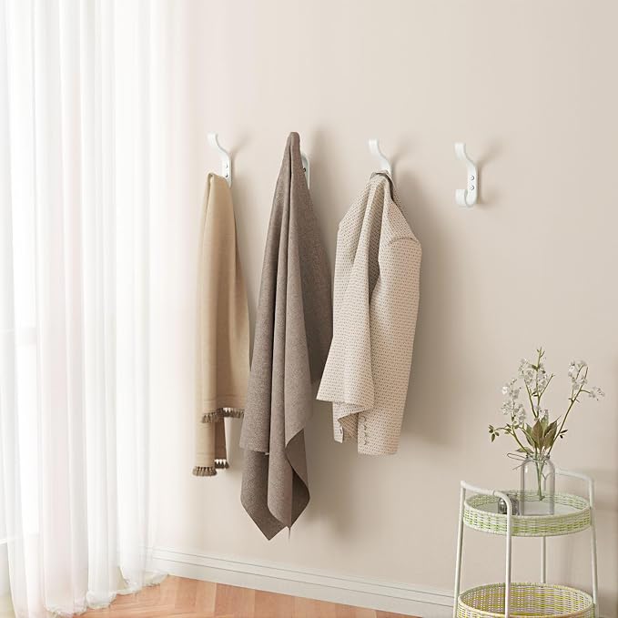 Large Wall Hooks For Hanging Coat: Metal Coat Hooks Wall Mount - Image 8