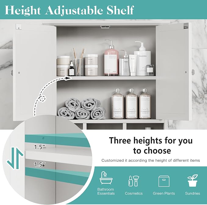 Bathroom Wall Cabinet, Bathroom Cabinet Wall Mount - Image 4