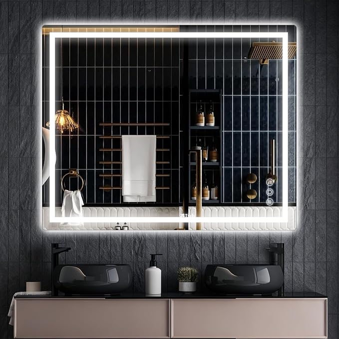 Memobarco 32"x 40" Bathroom Mirror by MEMOBARCO