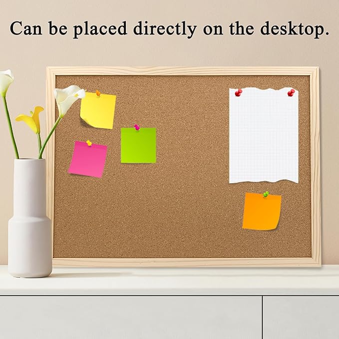 2 Pack Cork Board Bulletin Board, 15.7"X 11.81" inches - Image 5