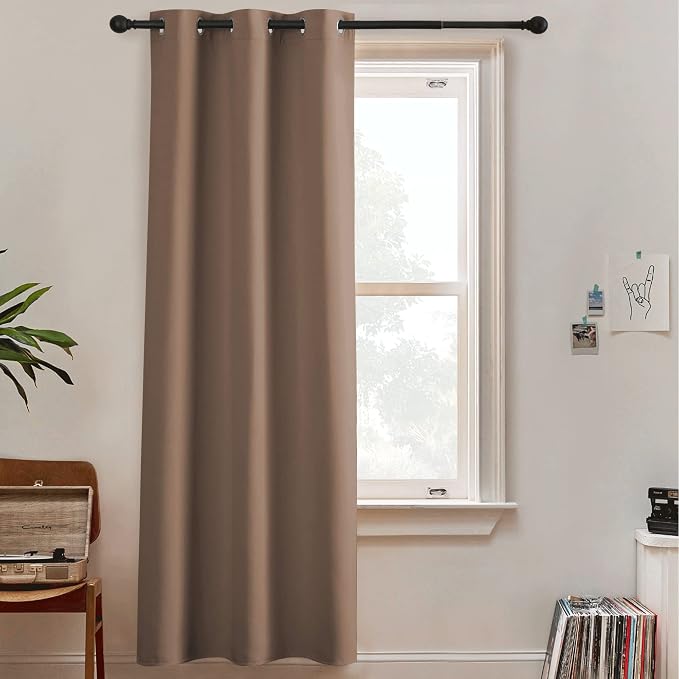 RYB HOME Room Divider Blackout Curtains, Thermal Insulated Sound Blocking by RYBHOME