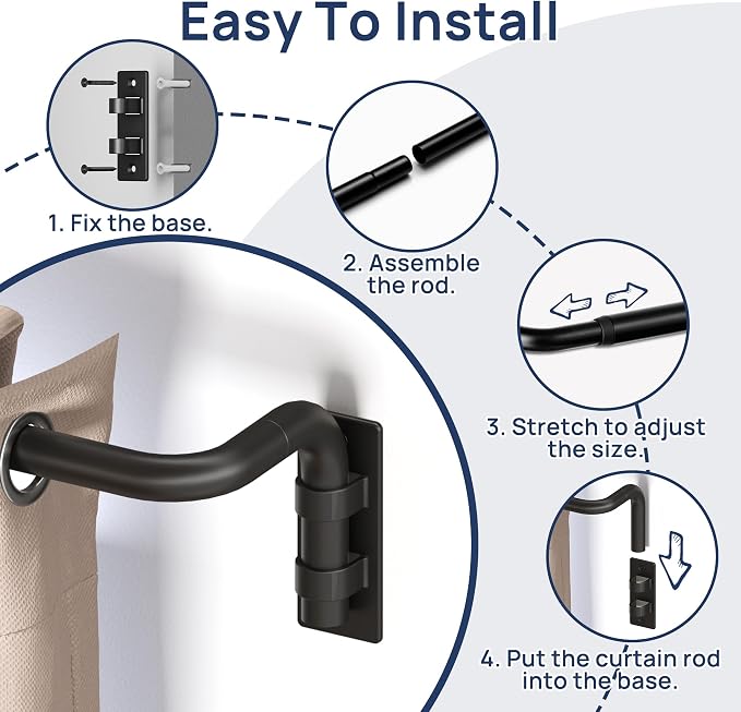 ENJOYBASICS Blackout Curtain rod - Image 4