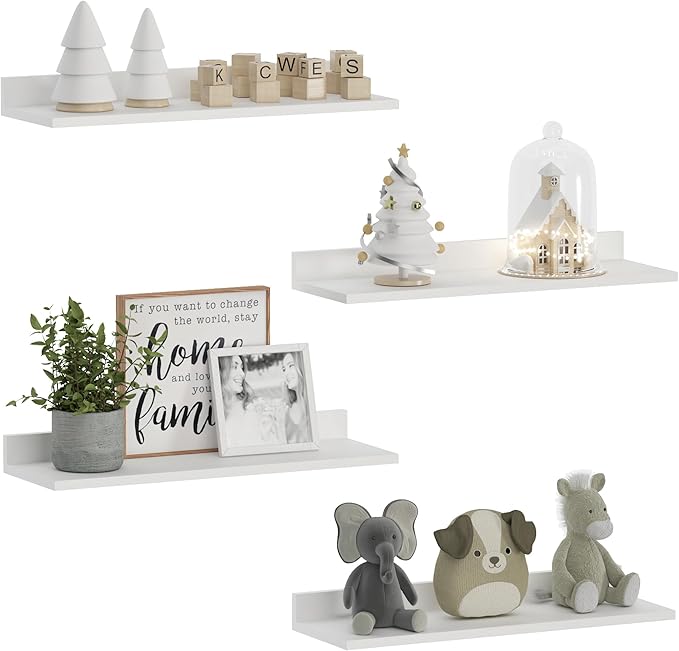 WOPITUES Floating Shelves, Wall Mounted Shelves by WOPITUESOfficial