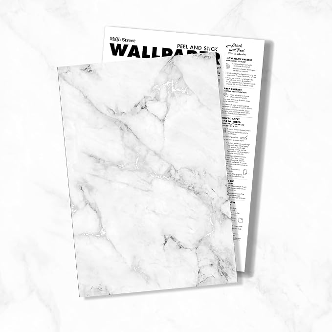 Main Street Peel and Stick Wallpaper Eco-Friendly Sheets 12 Pack, 11 X 16 Inch - Image 7