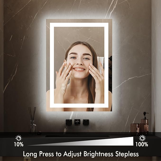 GarveeHome 30 in x 22 in Led Bathroom Mirror - Image 9