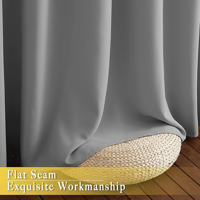 NICETOWN Blackout Sliding Door Curtain - Image 6