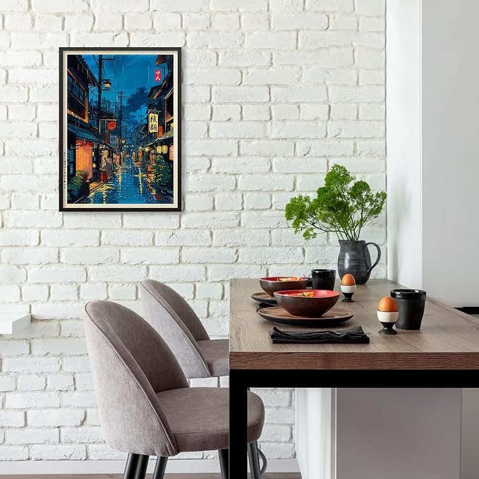 Podafu Japanese Tokyo Tea House Canvas Wall Art - Image 4