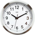 HITO 14" Silent Wall Clock Battery Operated Non Ticking Sweep Movement Glass by hito