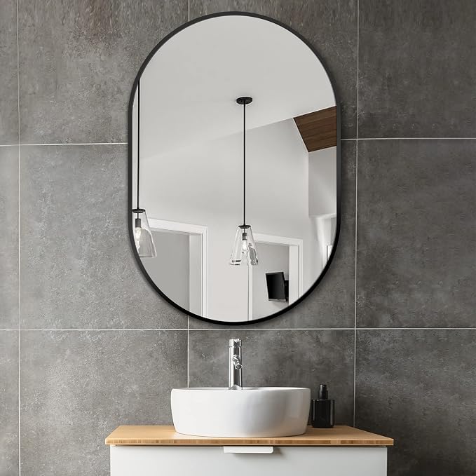 Bathroom Vanity Mirror for Wall, Living Room, HD Tempered Glass, Wall Mounted - Image 3