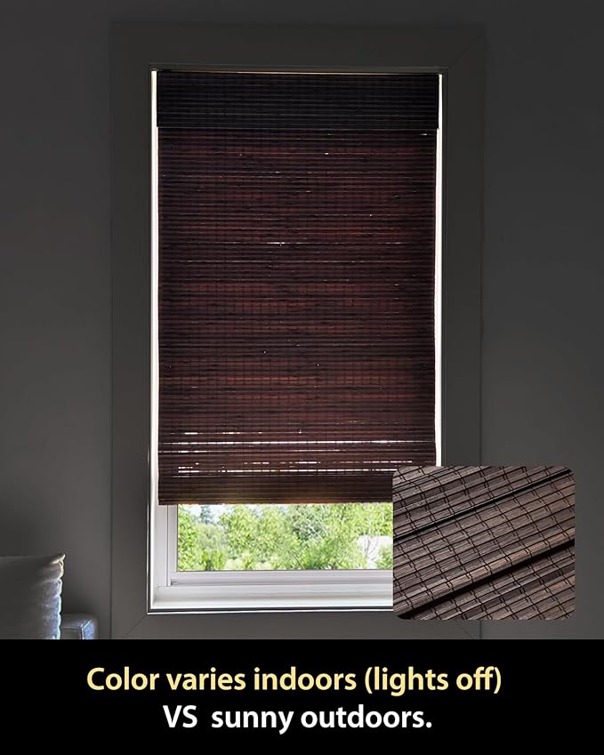 UNISHADES Cordless Bamboo Roman Shades - Image 7