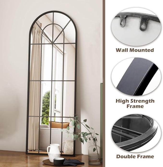 Degfig Arched Full Length Mirror - Image 4