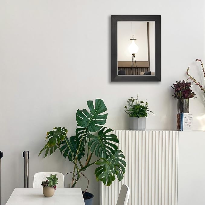 Ruomeng Wall Mirror Rectangle Decorative Mirror 12" x 16" - Image 3
