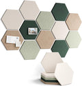 Fluxynara Hexagon Cork Board Alternative by FLUXYNARA